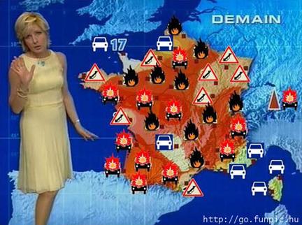 Vremenska prognoza u Francuskoj