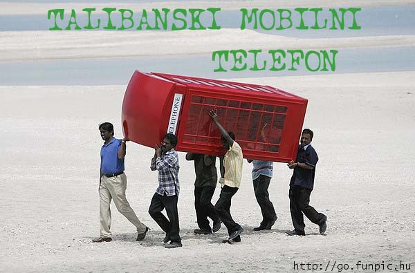 Talibanski mobilni telefon