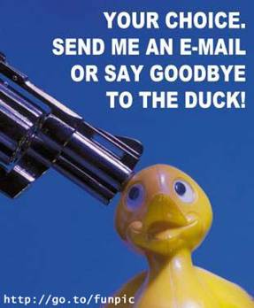 Pošalji mi imejl ili se pozdravi sa patkicom! Šalji e-mail