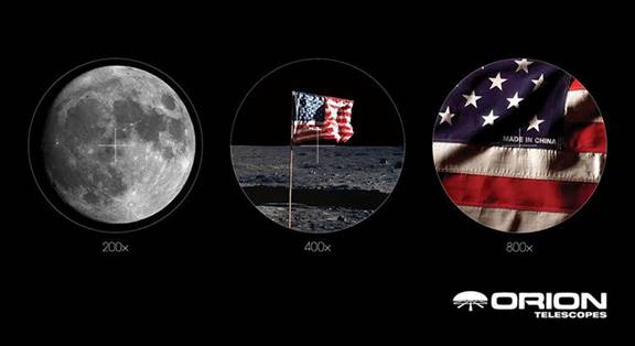 Reklama za "Orion" teleskope Reklama za "Orion" teleskope