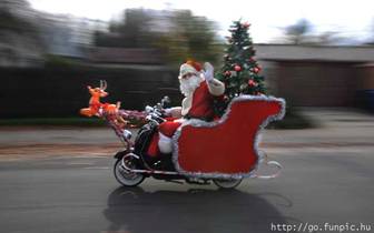 Motorizovani Deda Mraz