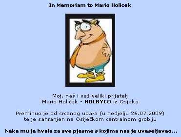 In Memoriam: Holbyco