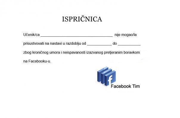 FB ispričnica