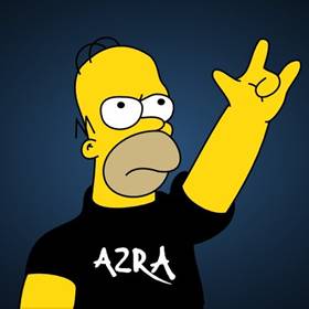 Homer Simpson na koncertu grupe "Azra"