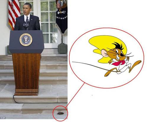 Zajednička slika Obame i Spidija Gonzalesa