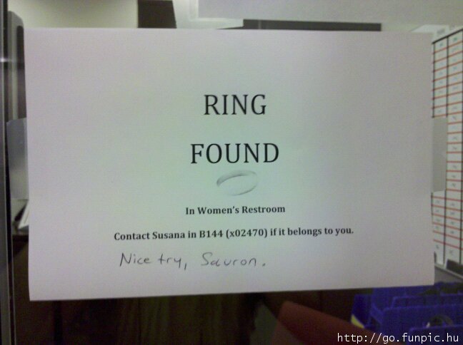 Nađen prsten