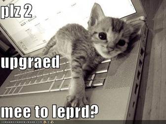 Možeš li me apgrejdovati u leoparda? Mače apgrejd
