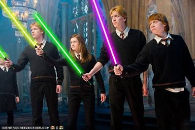 Svetlosni mačevi u "Hariju Poteru"