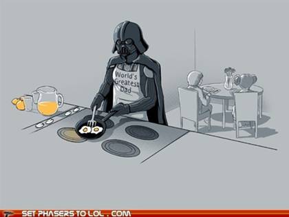 Na kecelji: Najbolji tata na svetu Dart Vejder