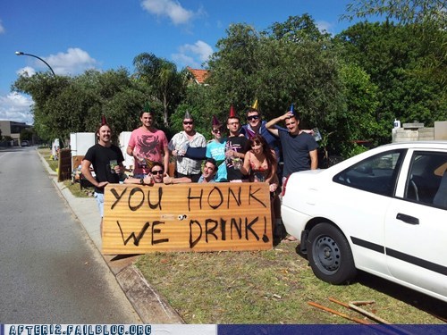 "Vi trubite - mi pijemo" Cugeri