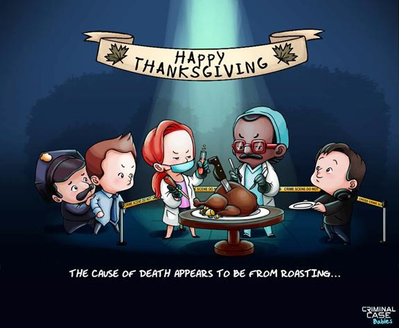Izgleda da je uzrok smrti pečenje Criminal case Thanksgiving
