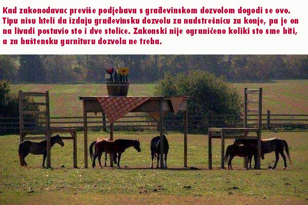 Nastrešnica za konje