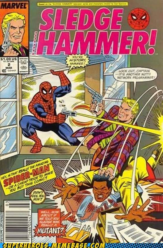 Mrtav si, Hameru! / Pazite, kapetane! Još jedan ludi mrežni programer! Sledž Hamer i Spajdermen