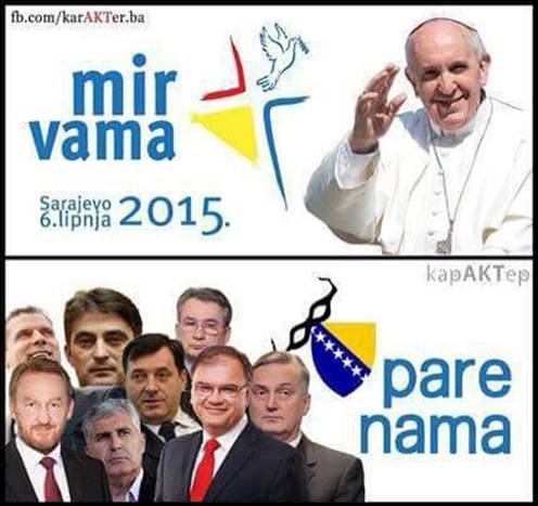 Povodom posete papa Franje Sarajevu Povodom posete papa Franje Sarajevu