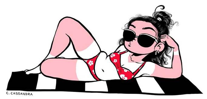 Prvi dan na plaži, autor: Cassandra autor: Cassandra