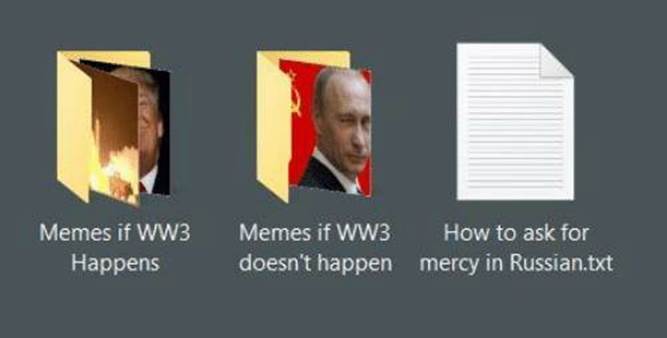 Zezancije ako se 3 svetski rat dogodi - Zezancije ako se 3SR NE dogodi - Kako tražiti milost na ruskom Folderi sa zezancijama