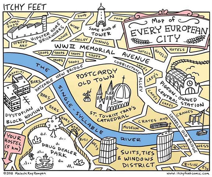 Mapa bilo kog grada