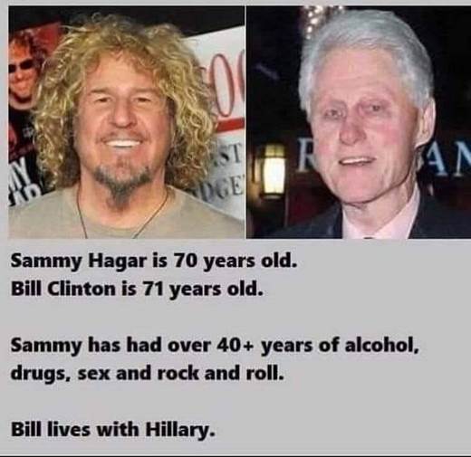 Semi Hagar i Bil Klinton